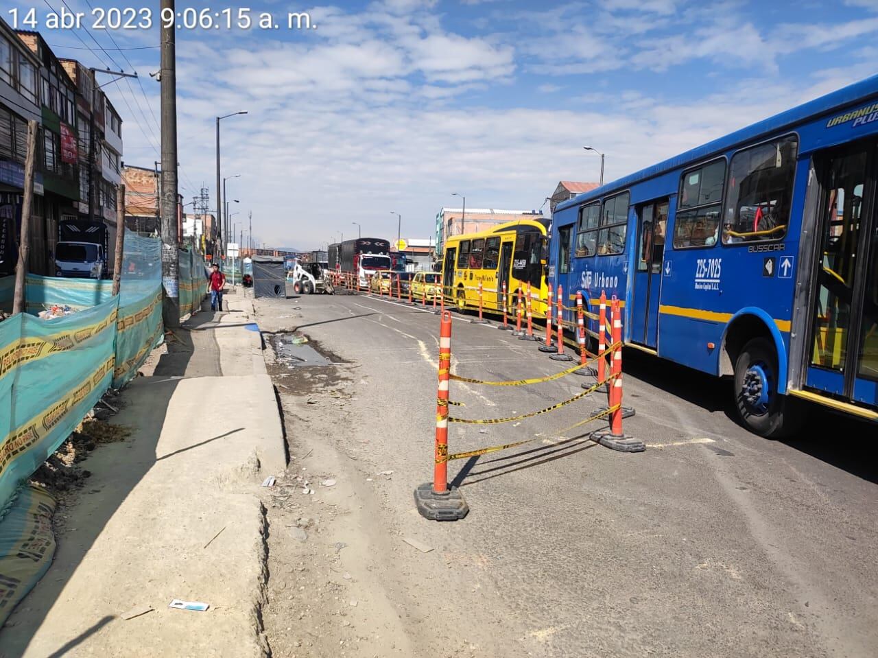 La Avenida Ciudad de Cali tendrá varios cierres por obras de la alimentadora de la primera línea del Metro de Bogotá.