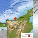 Fuerte temblor en el Caribe colombiano este martes, 31 de diciembre.