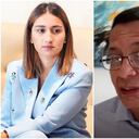 Laura Sarabia y el coronel en retiro Miguel Tunjano, experto en cultivos ilícitos.