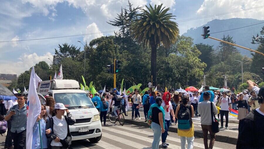 Marchas en Bogotá 27 de septiembre