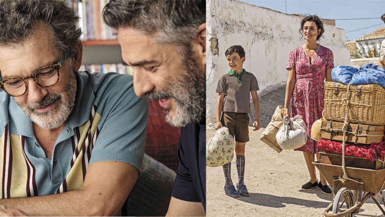 Antonio Banderas interpreta al director de cine Salvador Mallo. Entre su niñez y su presente doliente se teje la almodovariana narración.