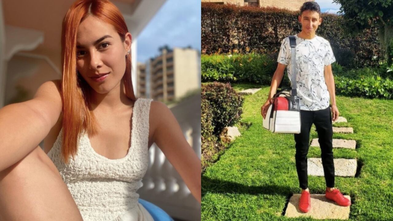 María Fernanda Motas y Egan Bernal