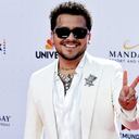 Christian Nodal llega a los Premios de Música Latinoamericana 2022 en Michelob ULTRA Arena el 21 de abril de 2022 en Las Vegas, Nevada.