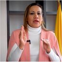 La secretaria de Salud del Valle, María Cristina Lesmes y la ministra de Salud, Carolina Corcho.