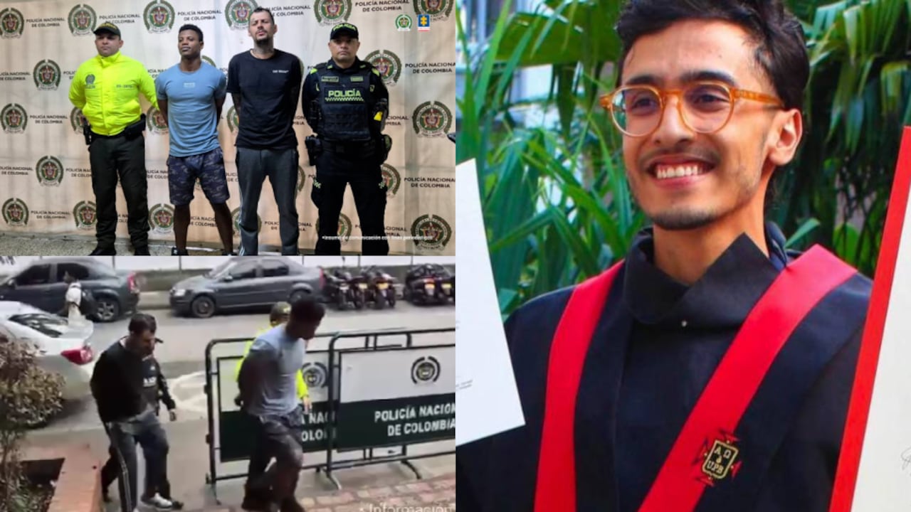 Capturados por el crimen del profesor de la UPB, Mateo Jaramillo Naranjo.