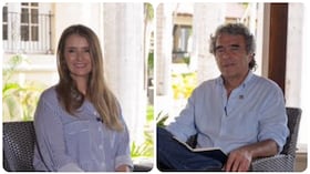 Paloma Valencia y Sergio Fajardo