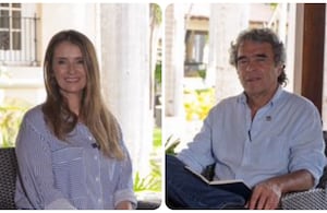 Paloma Valencia y Sergio Fajardo