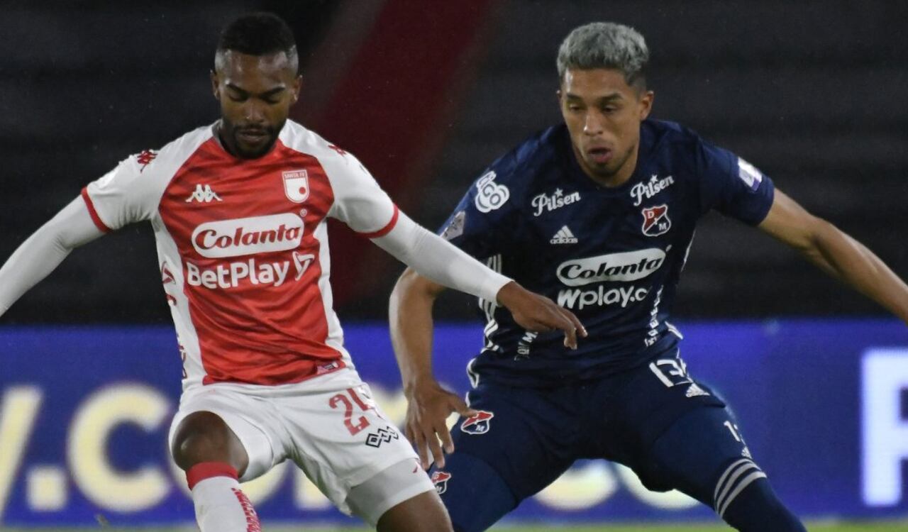 Santa Fe pudo ante Medellín encadenar dos victorias al hilo en la Liga Betplay