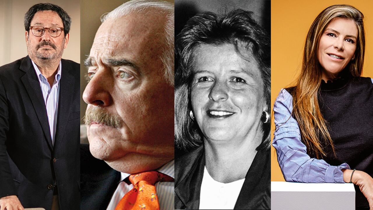 Francisco Santos, Andrés Pastrana, Diana Turbay y María Carolina Hoyos.