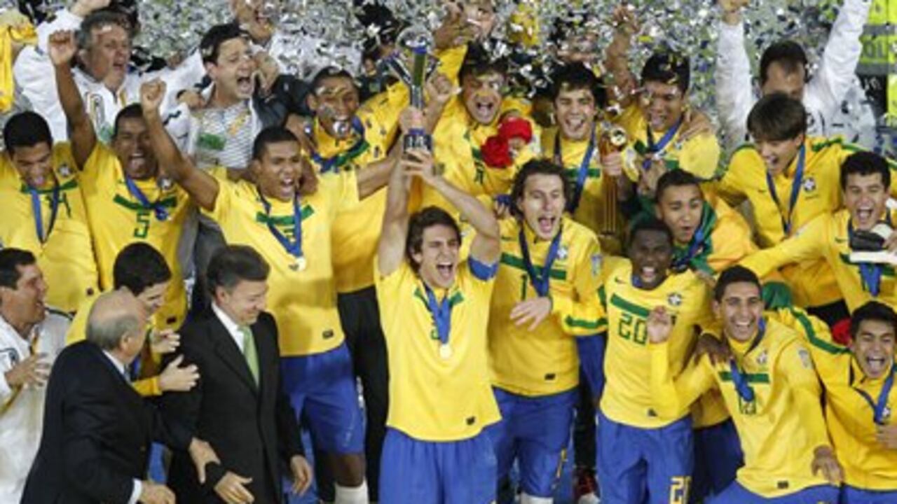 Brasil celebra su campeonato en el Mundial Sub-20.