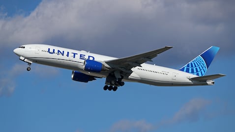 Avión de United Airlines