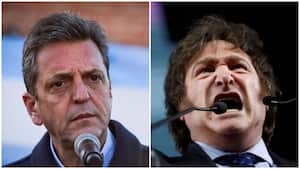 Sergio Massa y Javier Milei son dos de los candidatos que se disputan la presidencia en Argentina.
