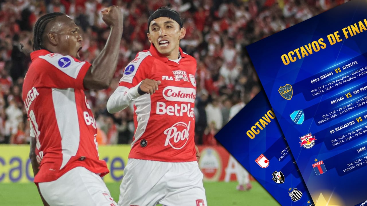Independiente Santa Fe enfrentará a River Plate en octavos de final de la Copa Sudamericana.