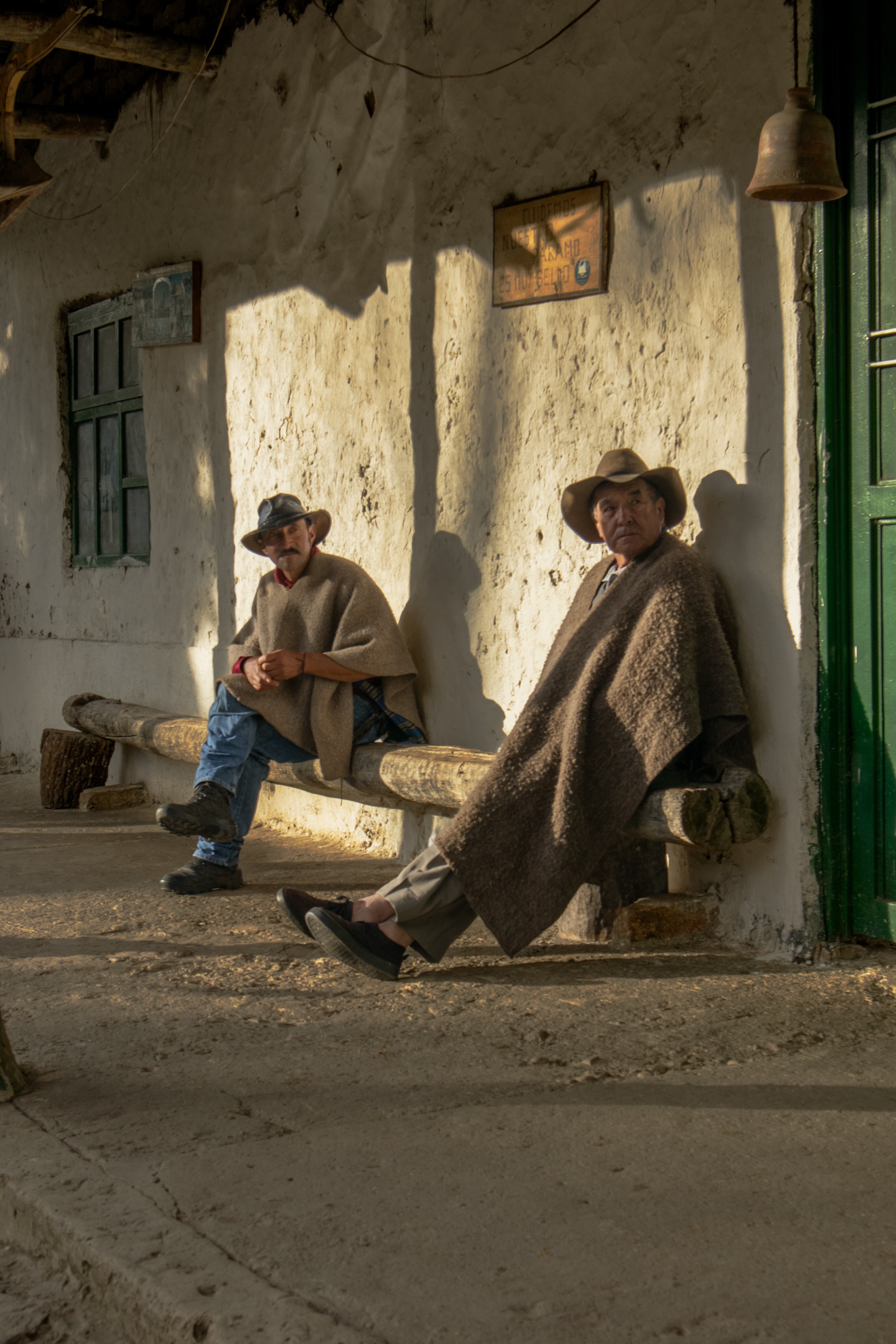 Hacienda La Esperanza en Cocuy, Boyacá, durante su cuarto viaje .