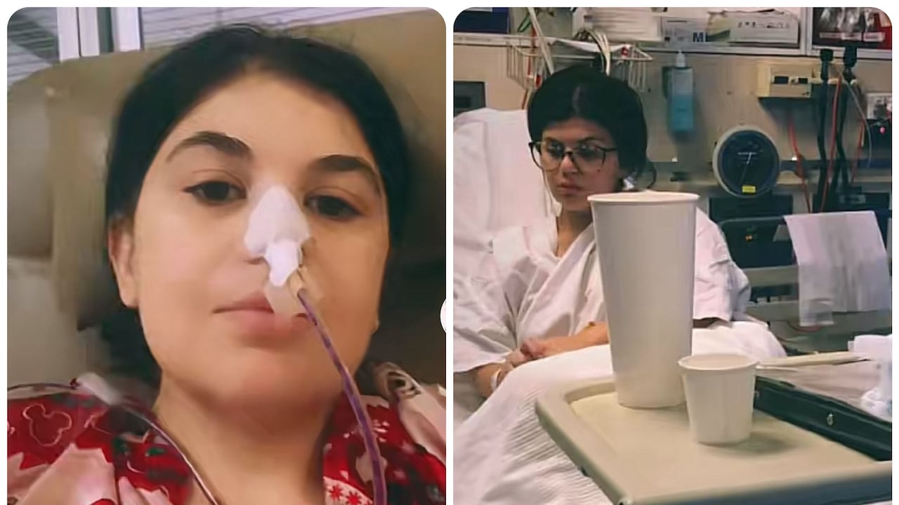 La mujer, de origen australiano, presentaba dolores intensos en su abdomen