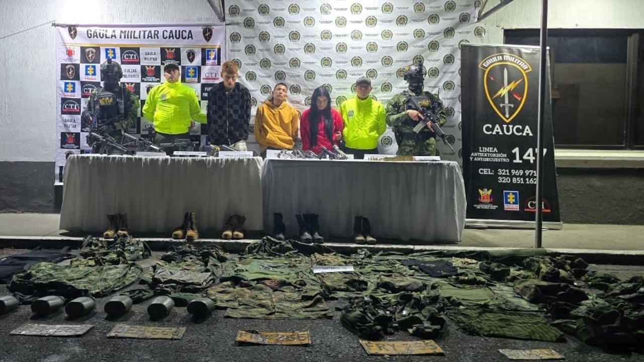 Imágenes compartidas por el presidente de Colombia sobre las últimas capturas en territorio nacional