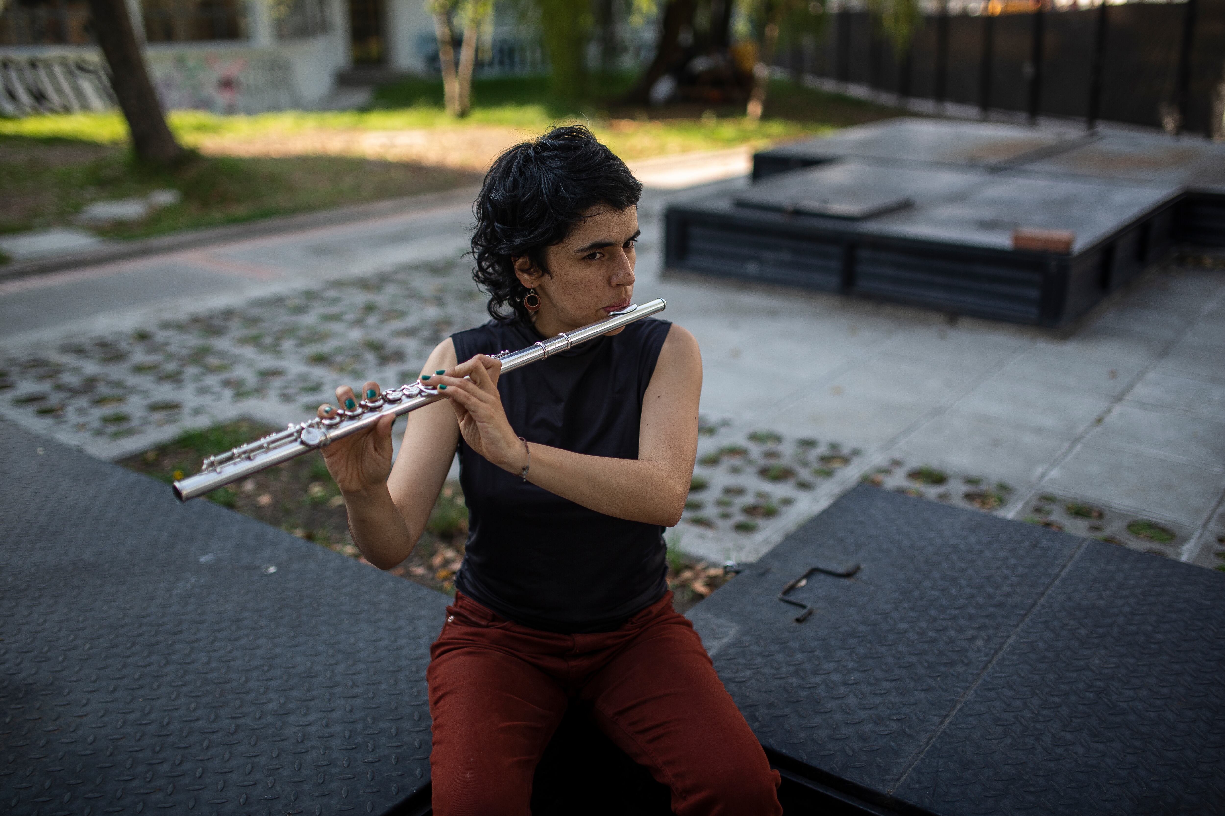 Anamaría Oramas llegó tarde a la audición de violín, y, considerando que los vientos siempre se le habían dado mejor, adoptó el instrumento.
