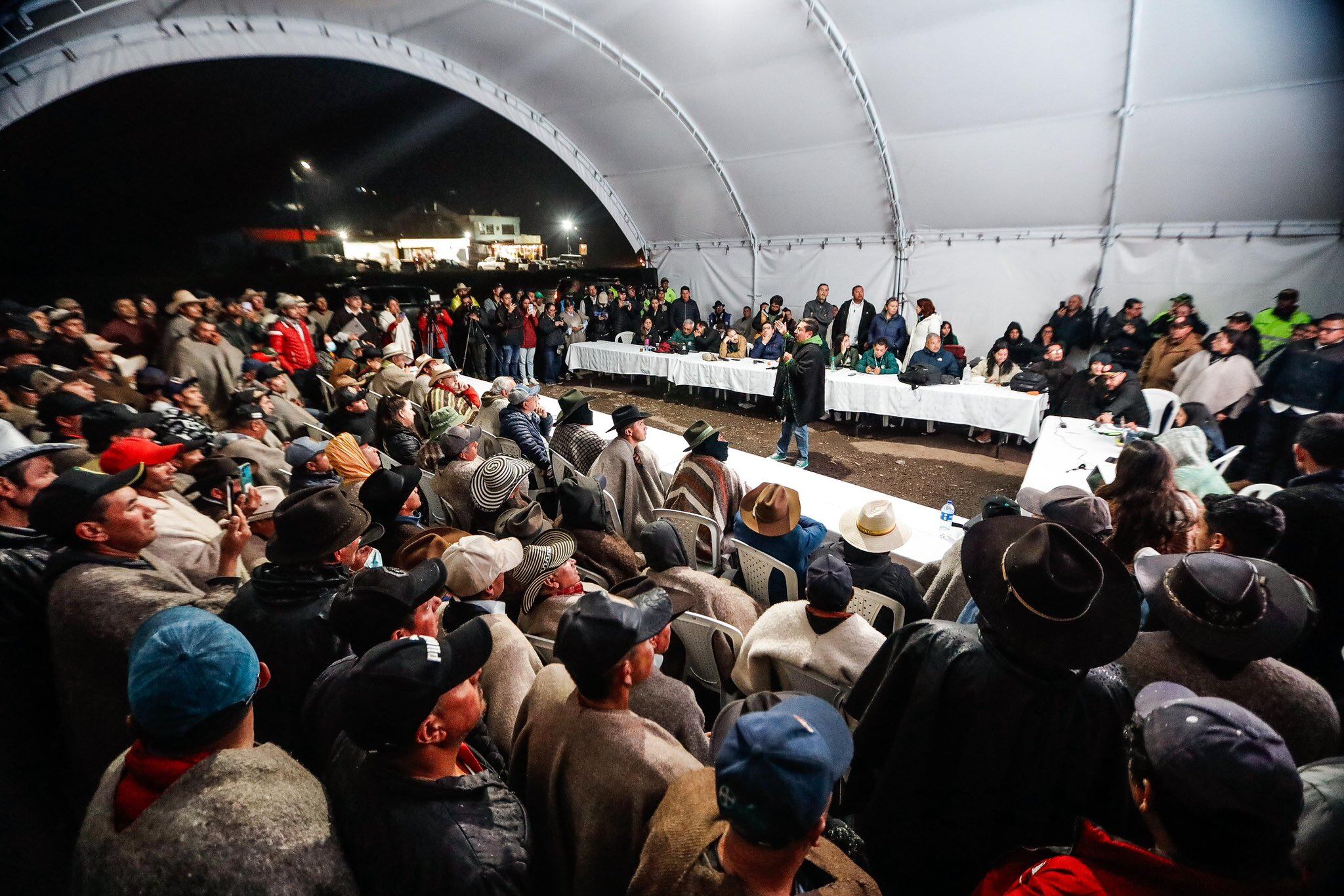 El gobernador de Boyacá, Carlos Amaya, lideró la negociación con los campesinos del departamento.