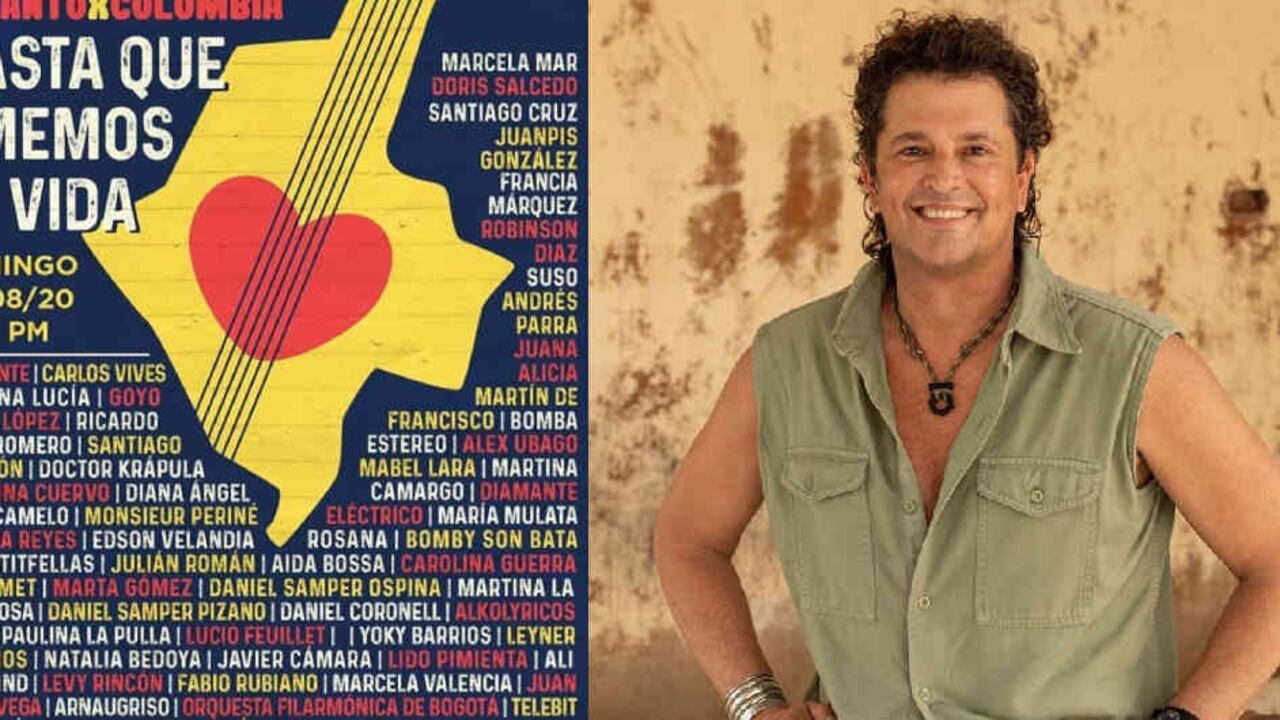 Críticas a Carlos Vives por presentación en ‘Un canto x Colombia'
