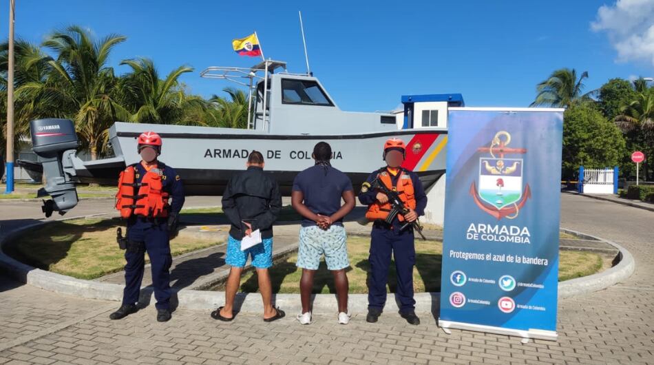 Capturados por tráfico de migrantes en San Andrés.