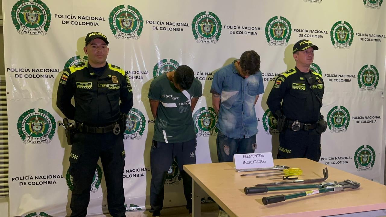 Los hombres fueron capturados en el barrio Provenza.