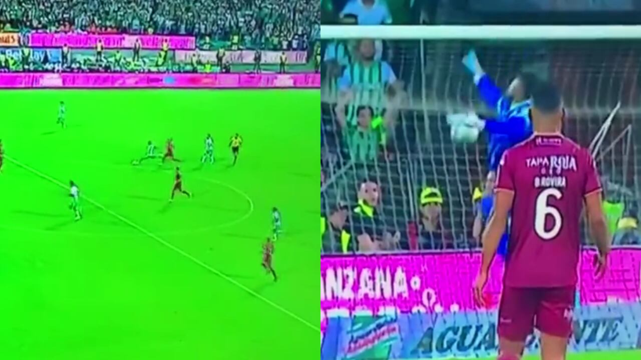 El gol de Candelo desde diferentes ángulos.