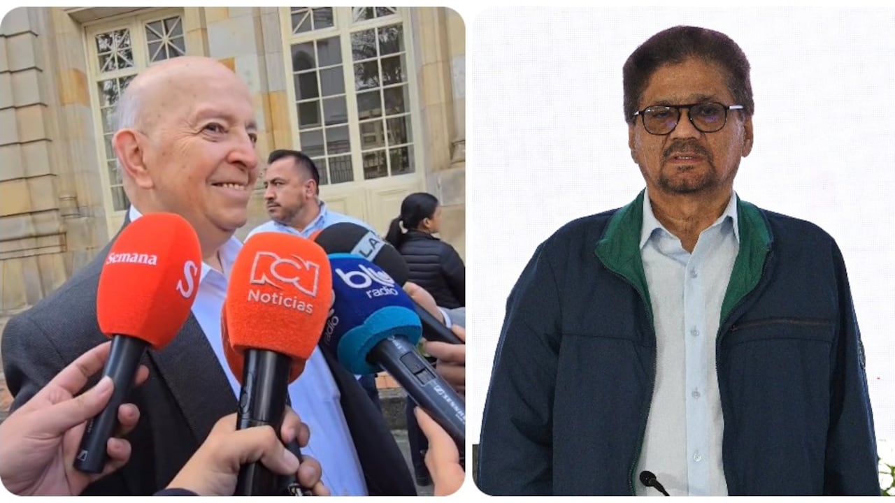 Otty Patiño, comisionado de Paz, y el comandante de la Segunda Marquetalia, Iván Márquez.