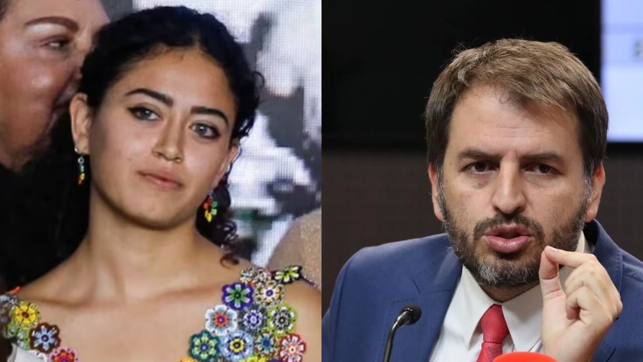 Sofía Petro y el senador Andrés Forero.