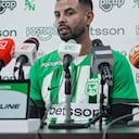 Edwin Cardona fue presentado como nuevo jugador de los verdolagas.