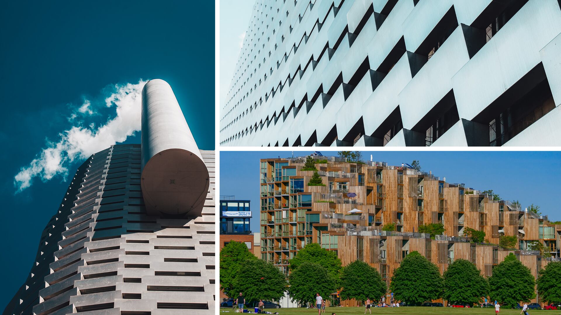 Diseños de Bjarke Ingels Group en Copenhague y Estocolmo.