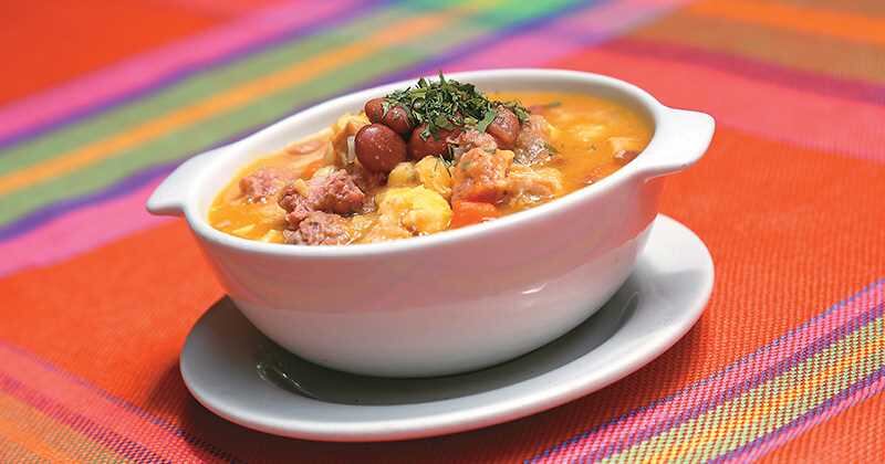 Este mute es una de las preparaciones más tradicionales de este departamento.