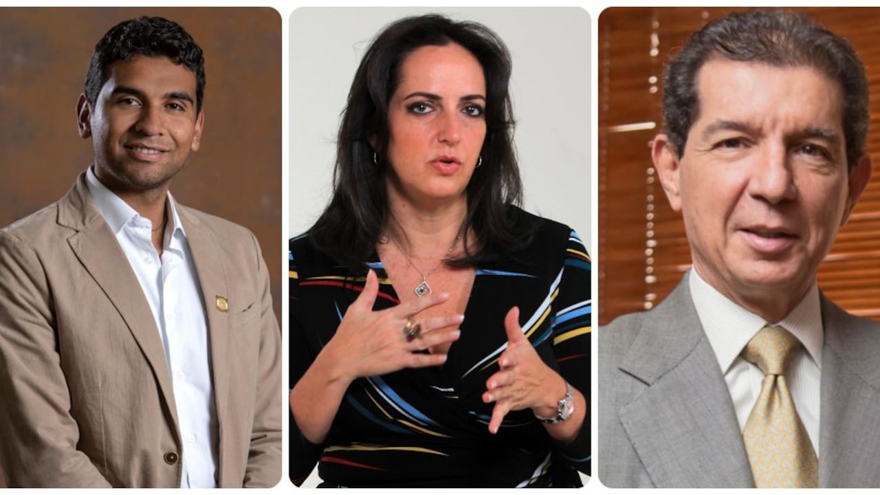 David Racero, María Fernanda Cabal y José Félix Lafaurie.