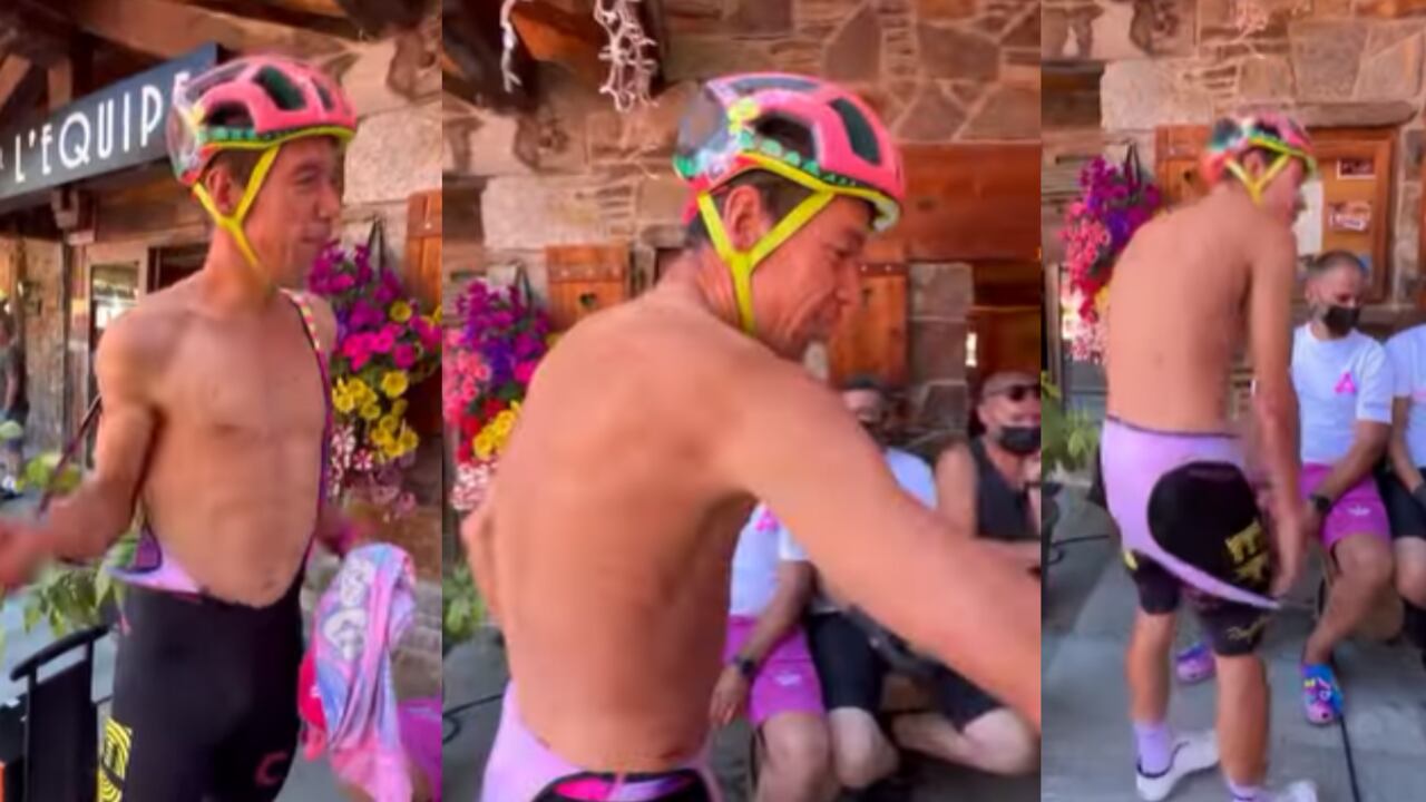 Rigoberto Urán, Tour de Francia 2022. Foto: Captura de pantalla - gorigogooficial