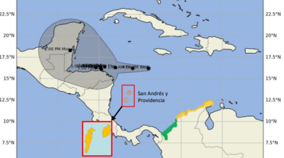 Potencial ciclón tropical.