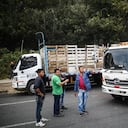 Paro de transportes y camiones en Cra 7 con Calle 170