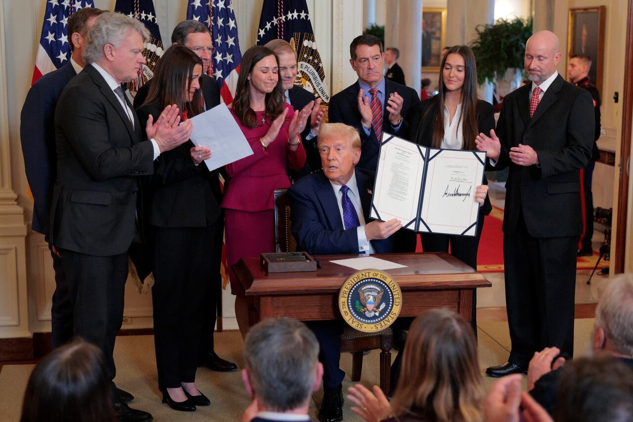 El presidente Donald Trump ratificó la ley Laken Riley.