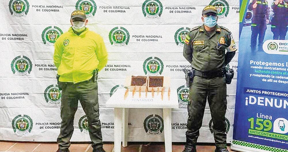   El primer centro de acopio irregular de fentanilo fue descubierto en Cali, según las autoridades. Hallaron cinco ampolletas listas para el consumo. 
