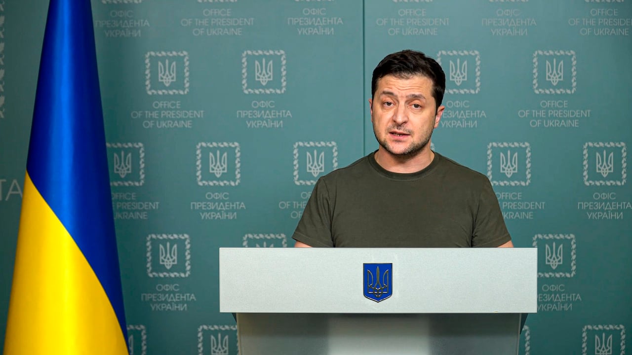 El presidente ucraniano presentó una denuncia a la Corte Internacional de Justicia, órgano encargado de dar solución a los problemas que afrontan los diferentes países del mundo. (Ukrainian Presidential Press Office via AP)