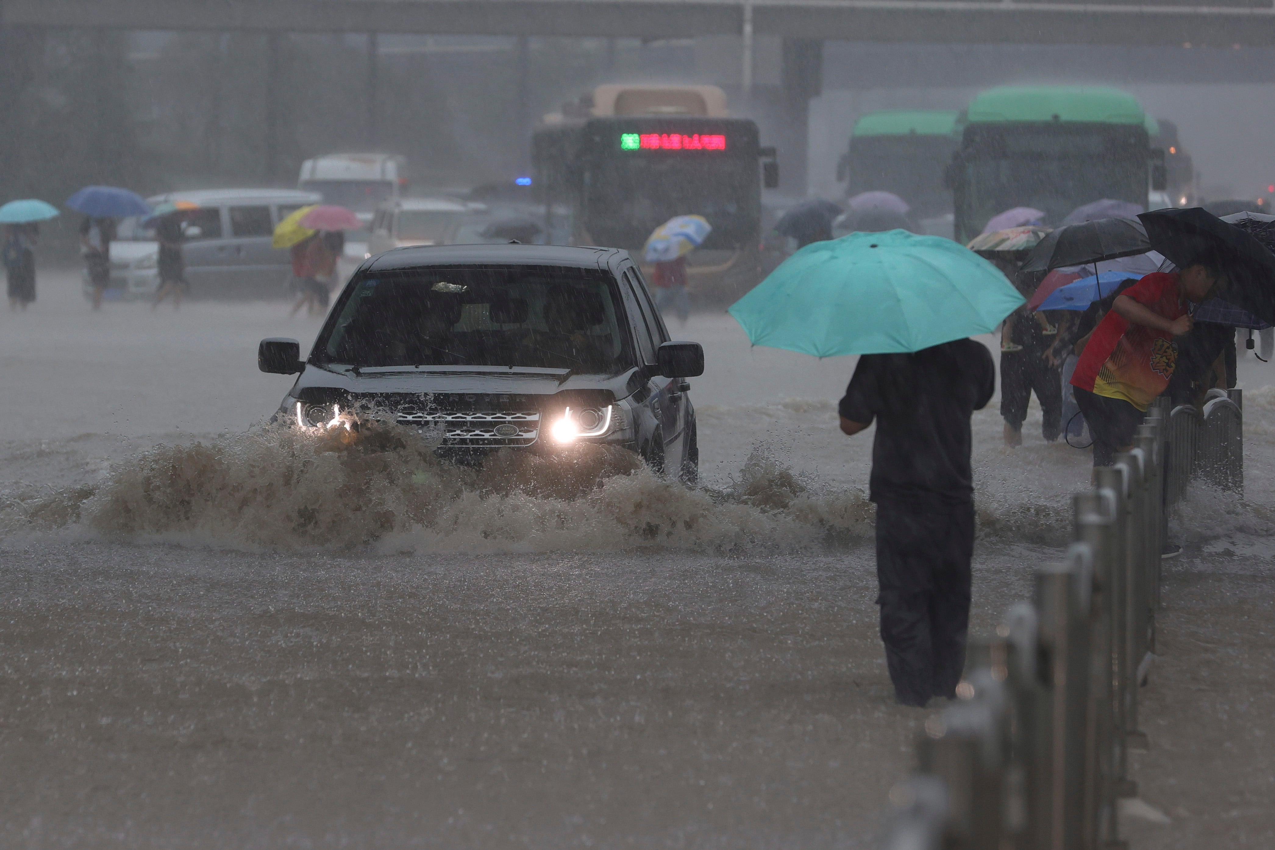 Lluvias en China