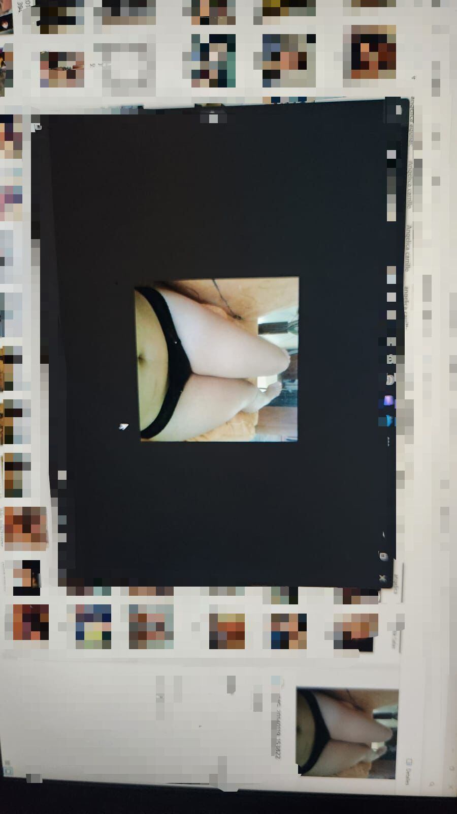 computador del mayor Edwin Aguirre, según la sargento Karina Ramírez.