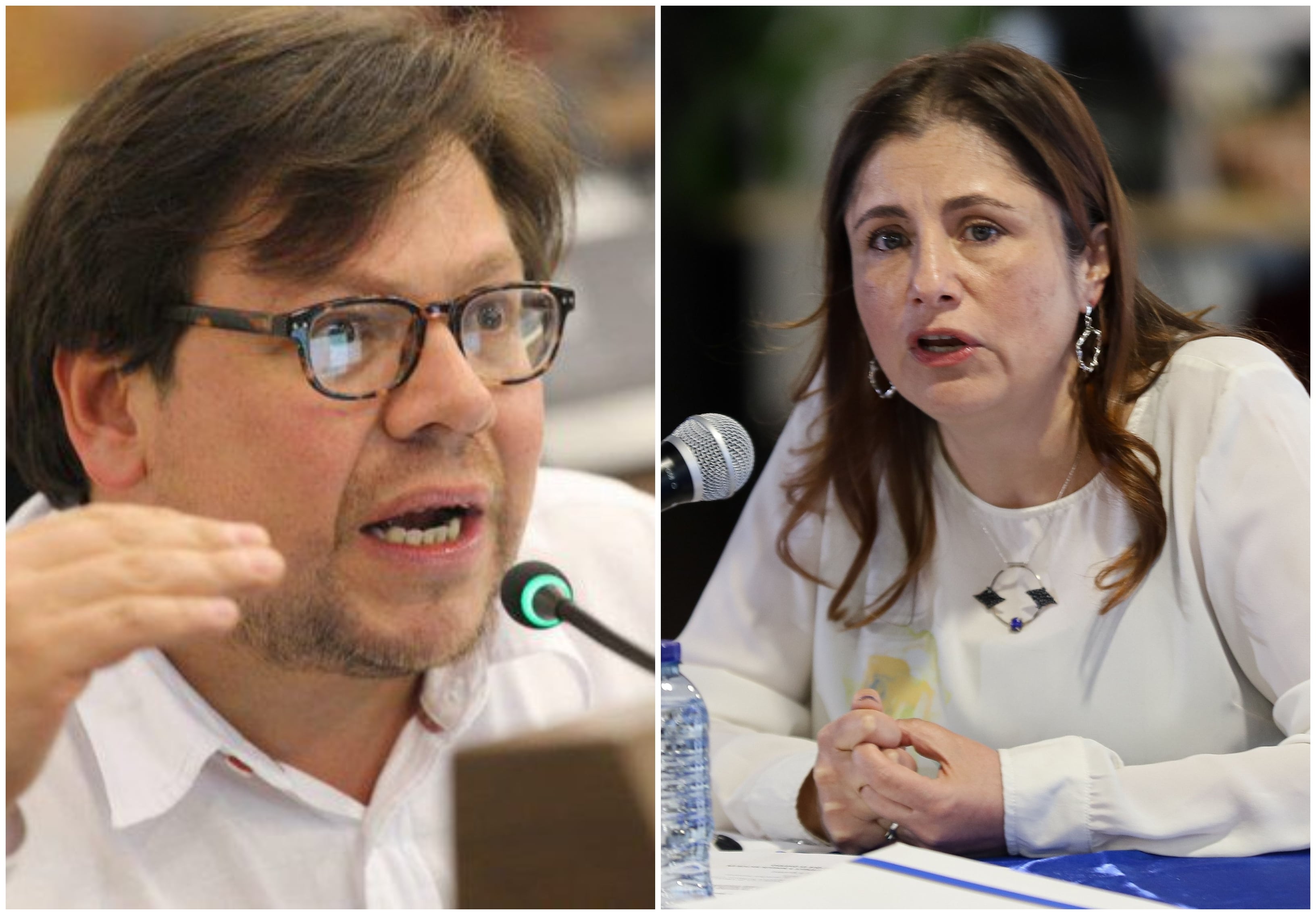 Diego Cancino e Iris Marín