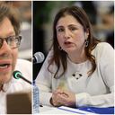 Diego Cancino e Iris Marín