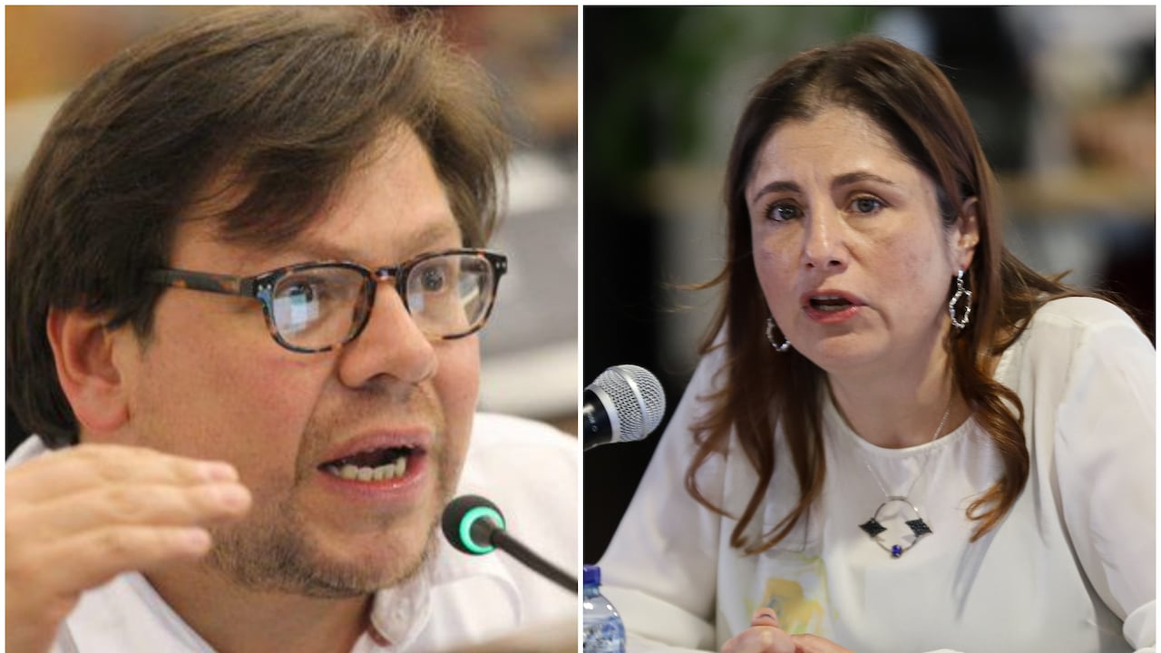 Diego Cancino e Iris Marín.
