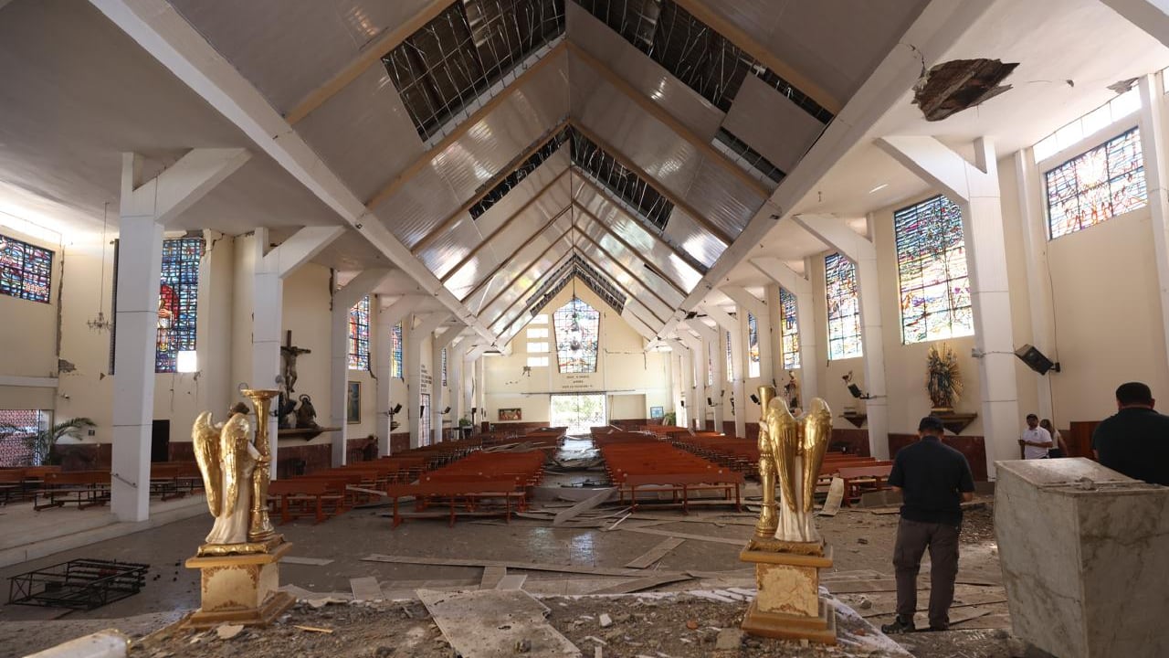 Iglesia de Roldanillo-Valle del Cauca. Terremoto 11 agosto 2026.