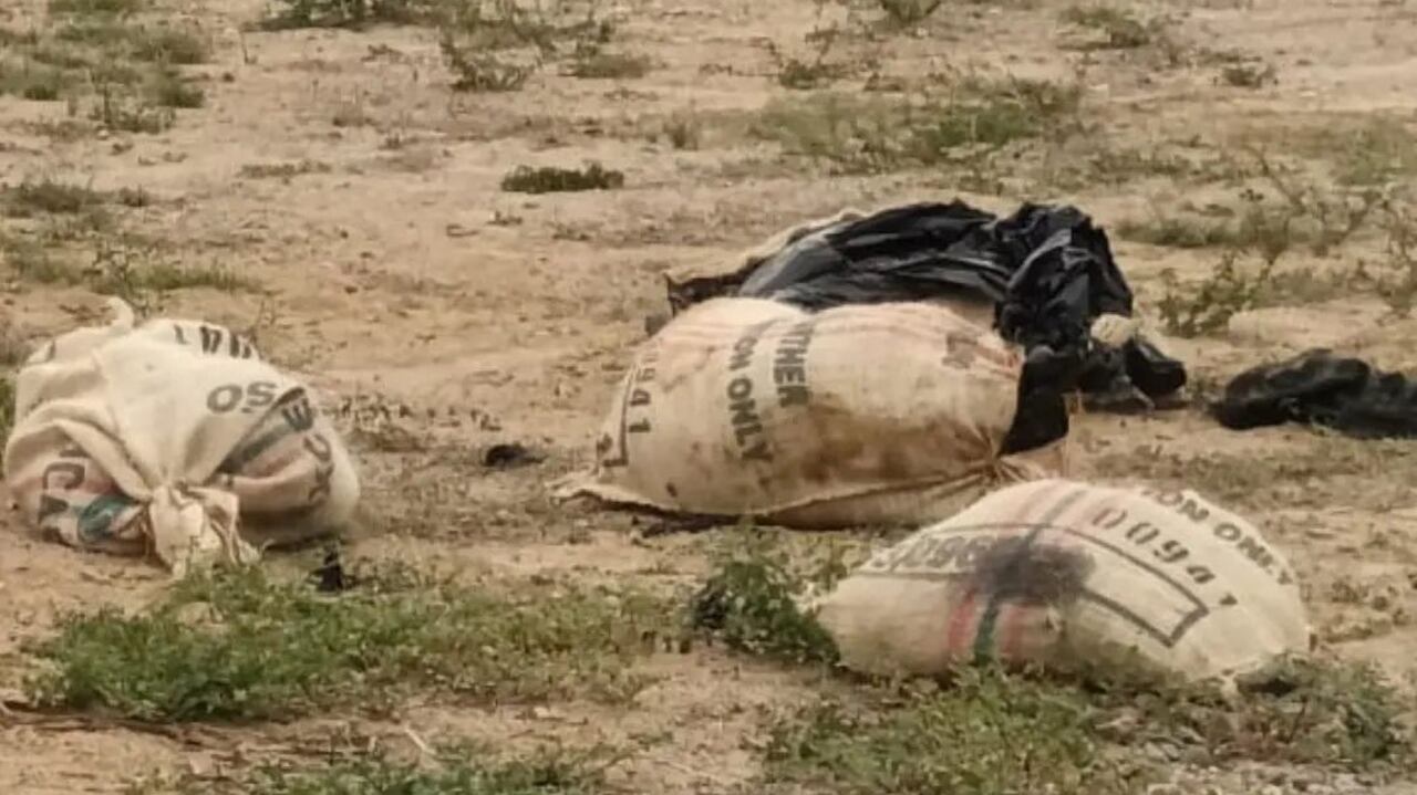 Restos humanos encontrados en La Guajira