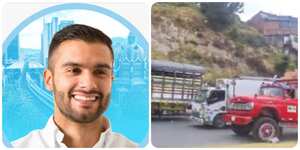 Paro camionero colapsa tráfico en Bogotá