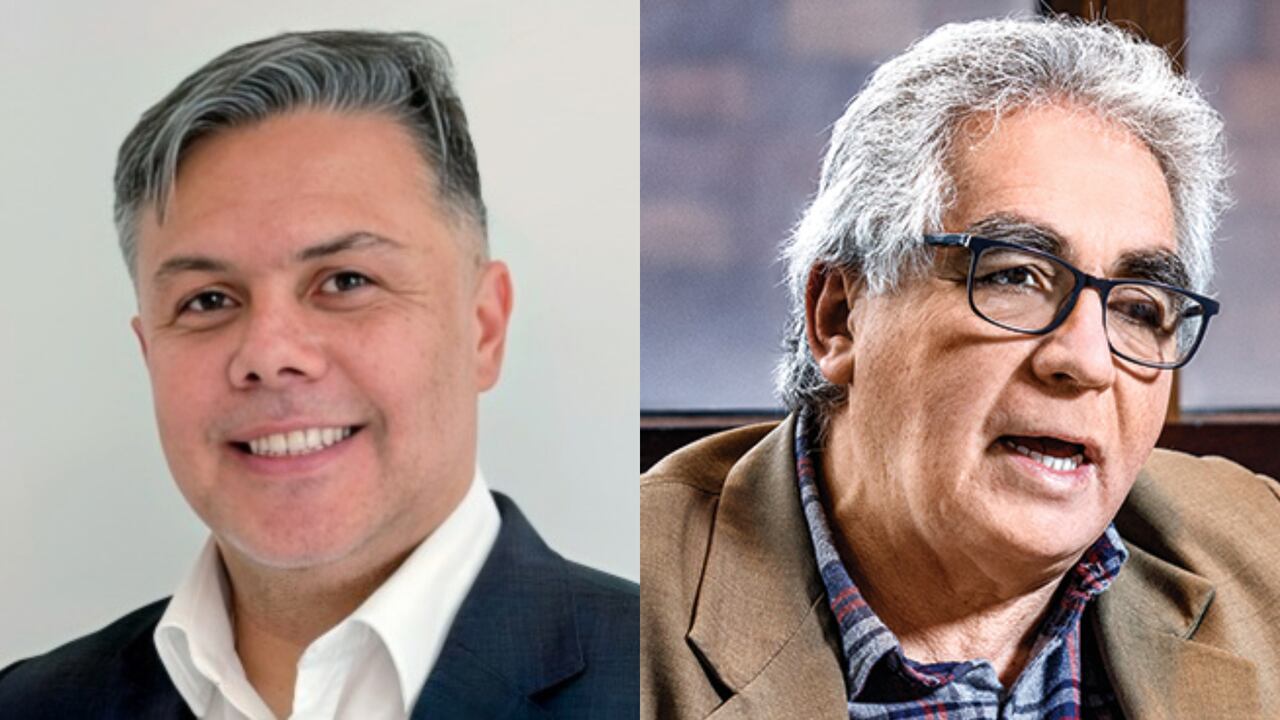De izquierda a derecha: Néstor Daniel García y Augusto Rodríguez.