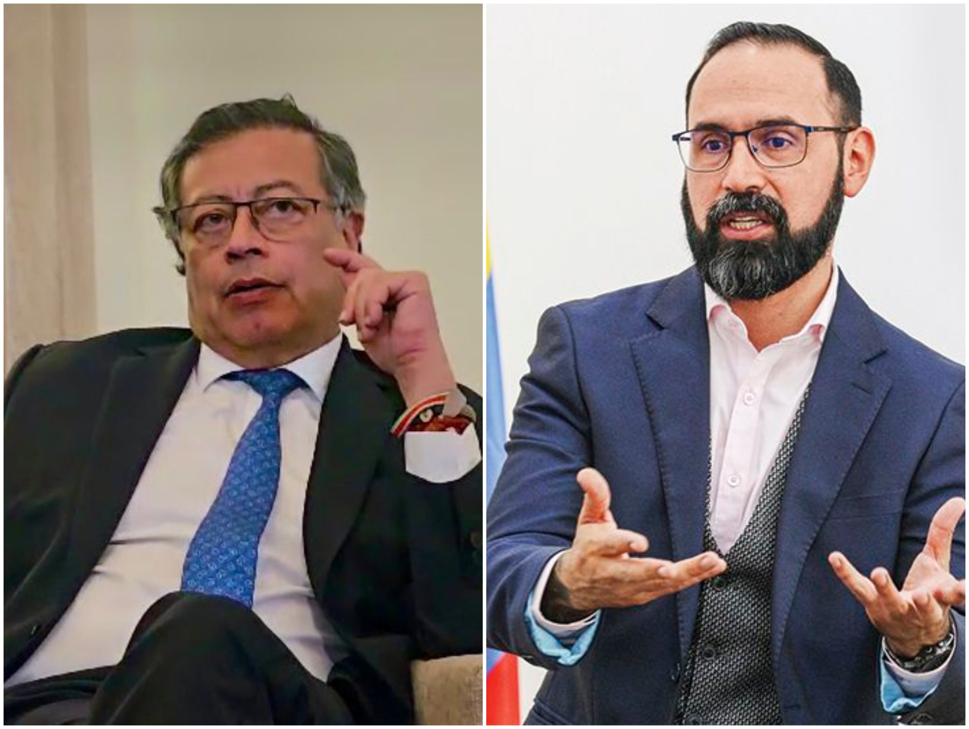 Gustavo Petro y Andrés Camacho