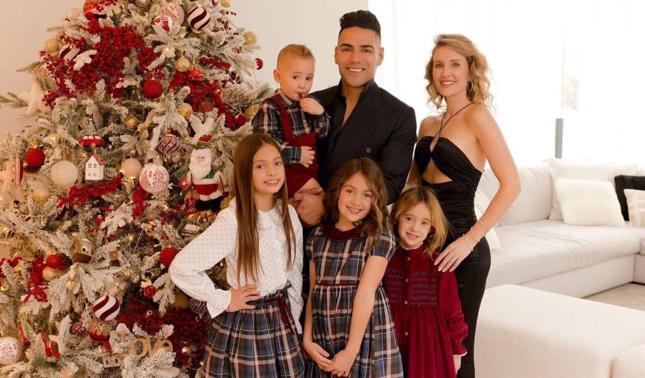 Falcao ha demostrado mantener una familia sólida y unida.