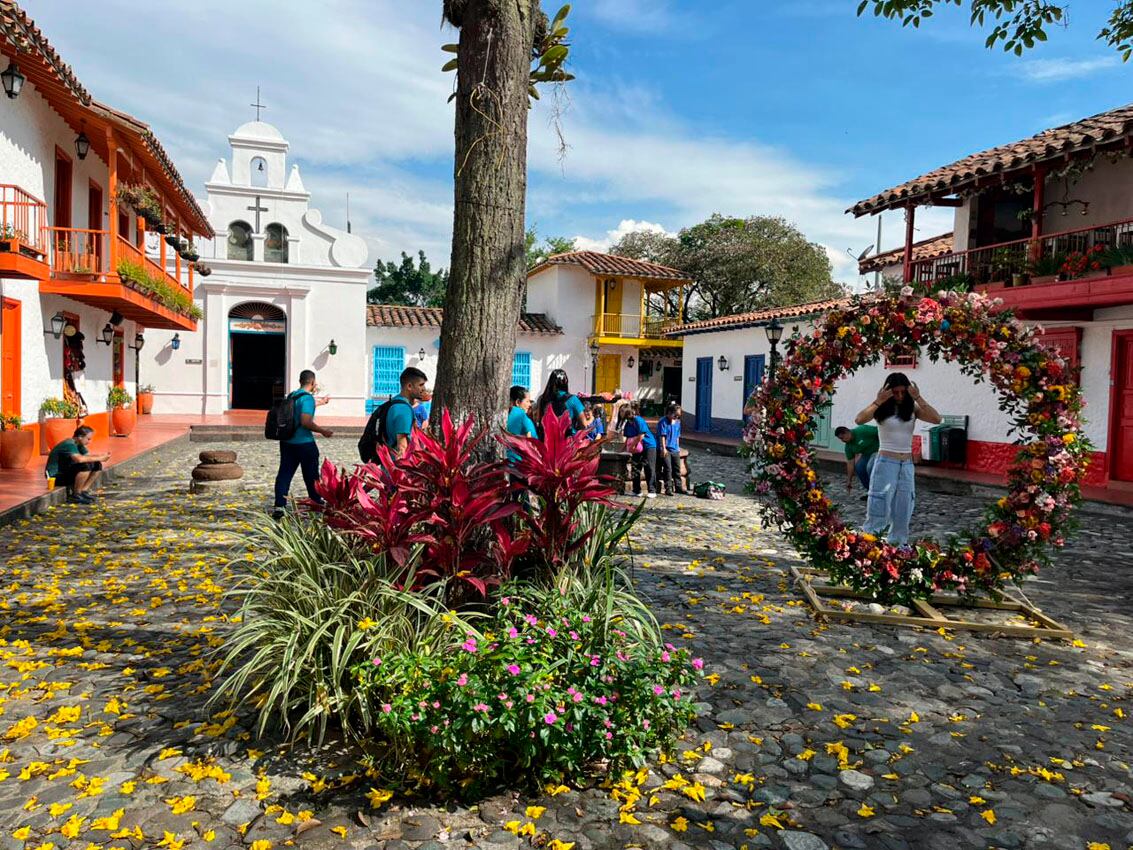 Turistas en Medellín